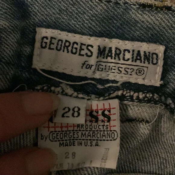 Guess Skirt Blue Jean Size 28 Women’s - Picture 8 of 8